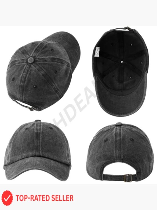 3 Pack Washed Cotton Baseball Caps Vintage Adjustable Dad Hats Unstructured main image 6